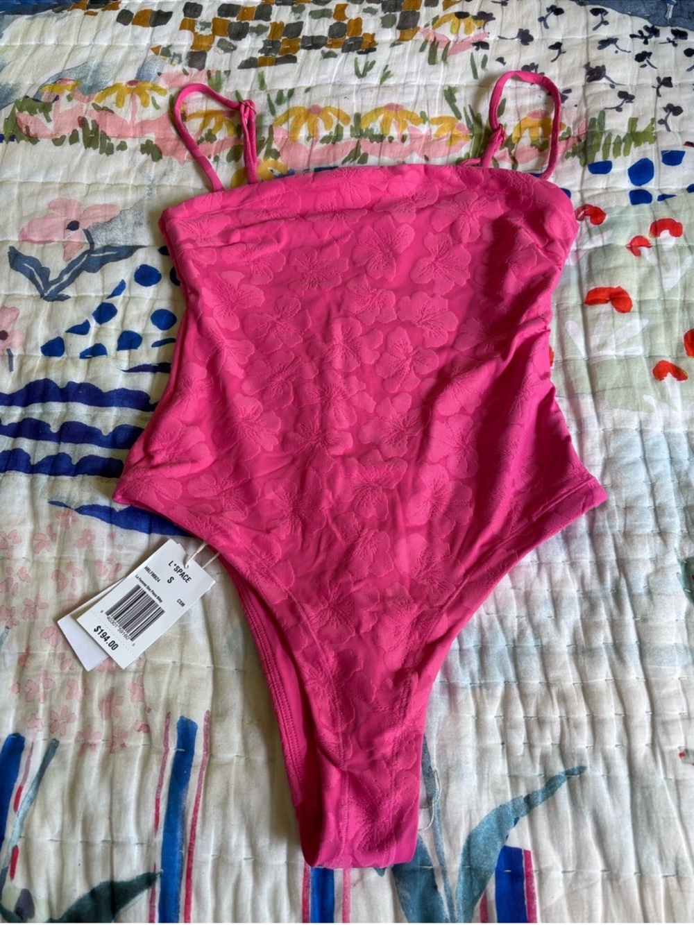 l*space Hot Pink One-Piece Swimsuit